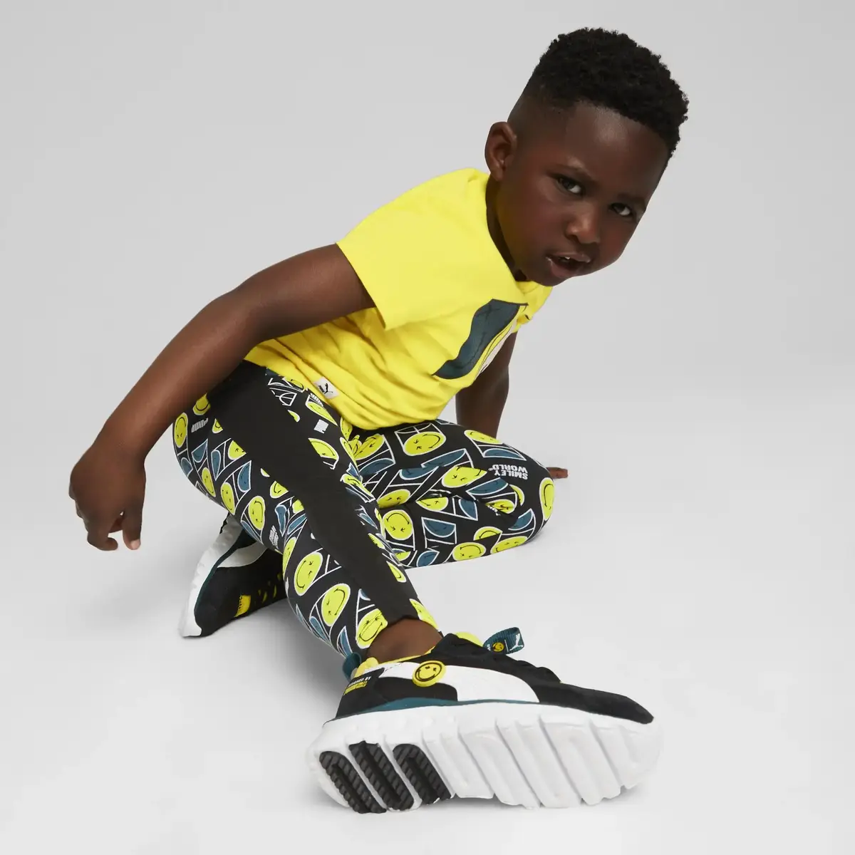 Puma Wr Flex Slip On Smıleyworld Ps Siyah Çocuk Çocuk Günlük Spor Ayakkabı