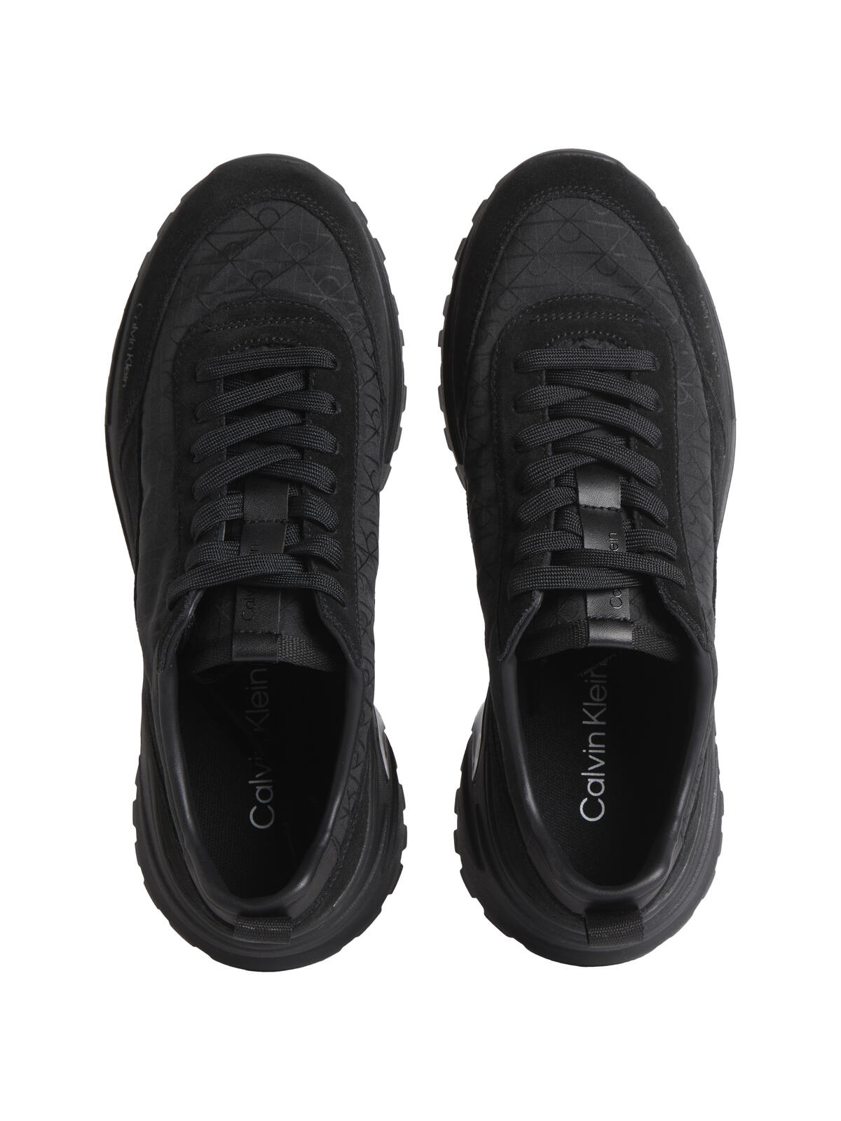 Calvin Klein HIKE RUNNER CASUAL NY-SU AOP Siyah Erkek Günlük Spor Ayakkabı