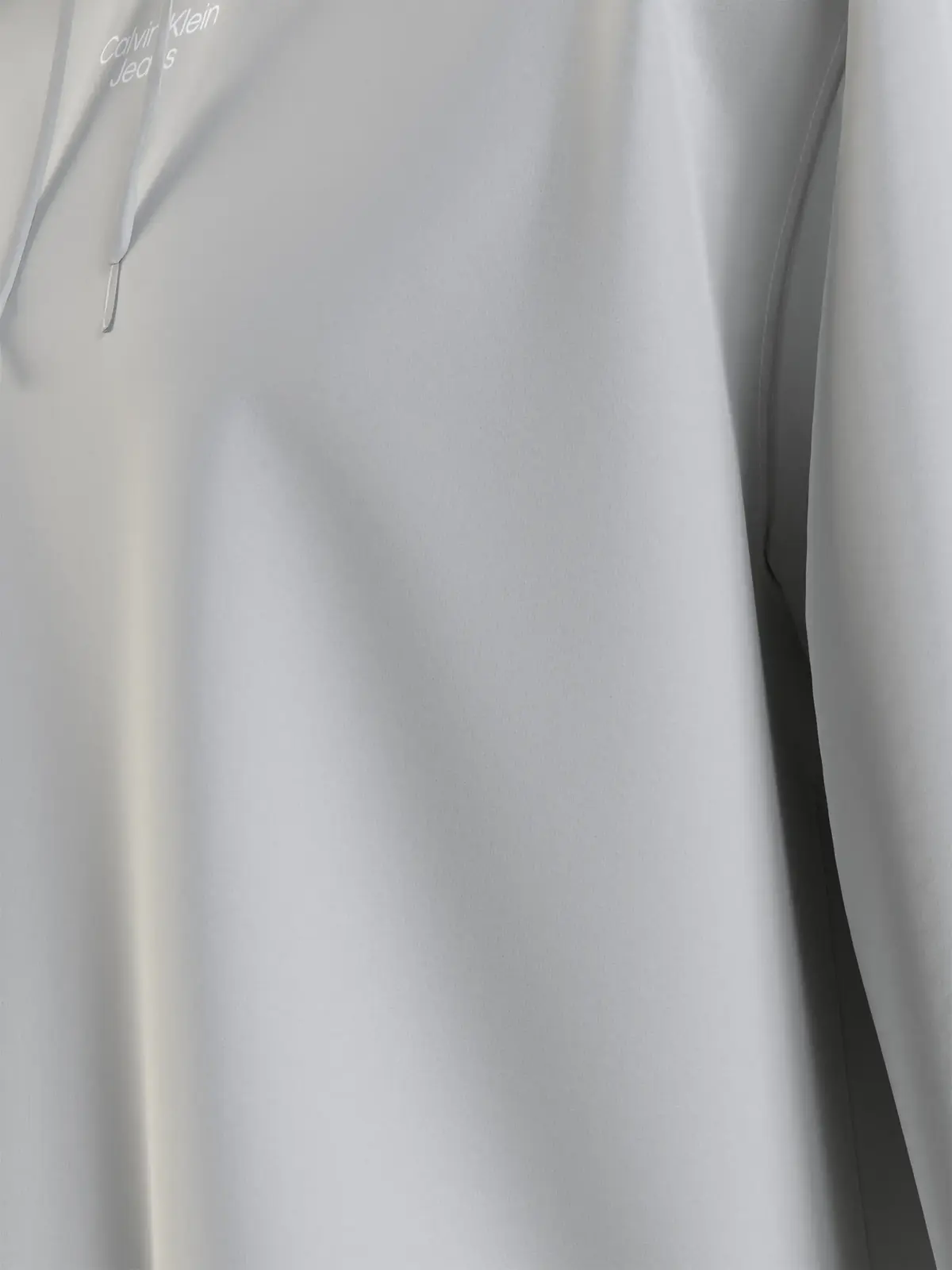 Calvin Klein STACKED LOGO HOODIE Erkek Gri Hoodie