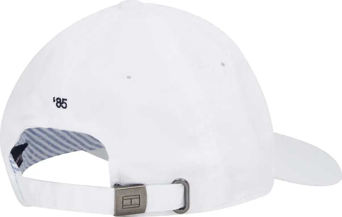 Tommy Hilfiger TH FLAG SOFT 6 PANEL, YCF Beyaz Erkek Şapka