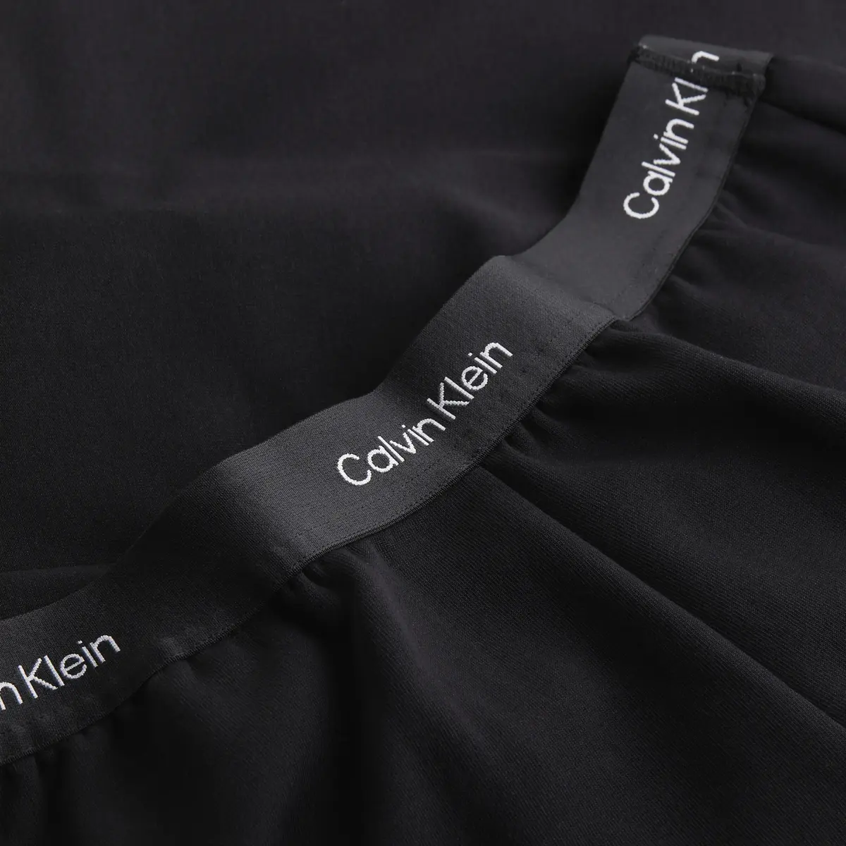 Calvin Klein LOGO ELASTIC PANT Kadın Siyah Pantolon