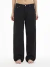 Calvin Klein 90S STRAIGHT Kadın Siyah Kot Pantolon