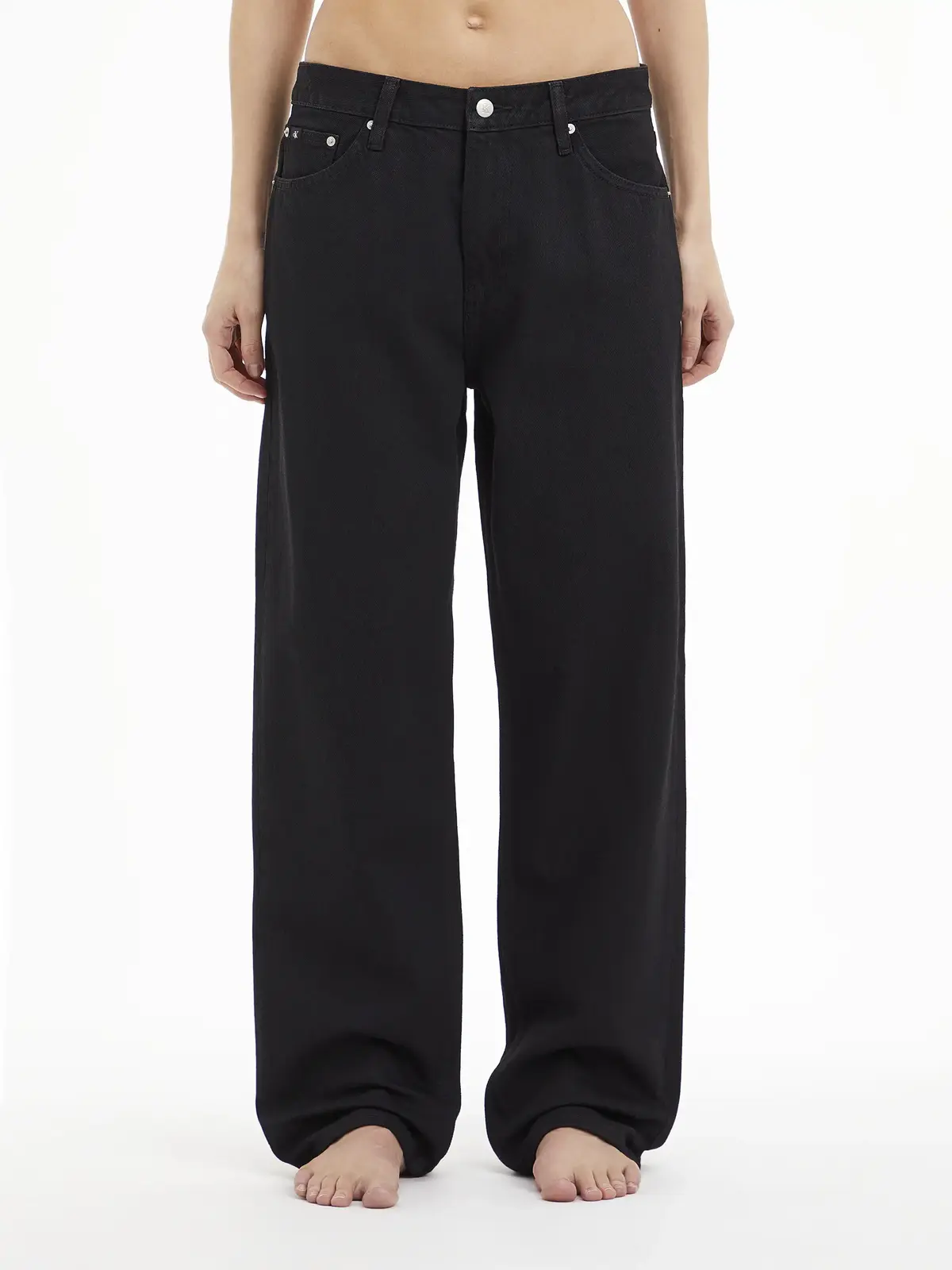 Calvin Klein 90S STRAIGHT Kadın Siyah Kot Pantolon