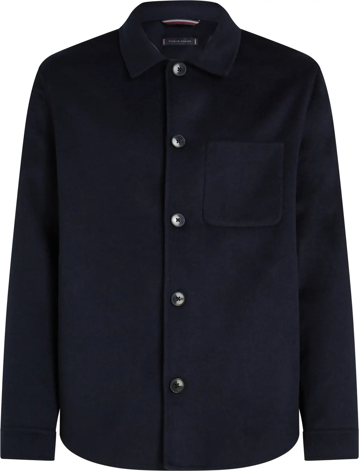Tommy Hilfiger DC WOOL SHIRT JACKET, DW5 Siyah Erkek Gömlek