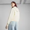 Puma ESS ELEVATED Comfort Hoodie Krem Kadın Kapüşonlu Sweatshirt