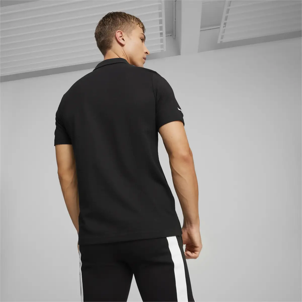Puma BMW MMS Jacquard Polo Siyah Erkek Polo T-Shirt
