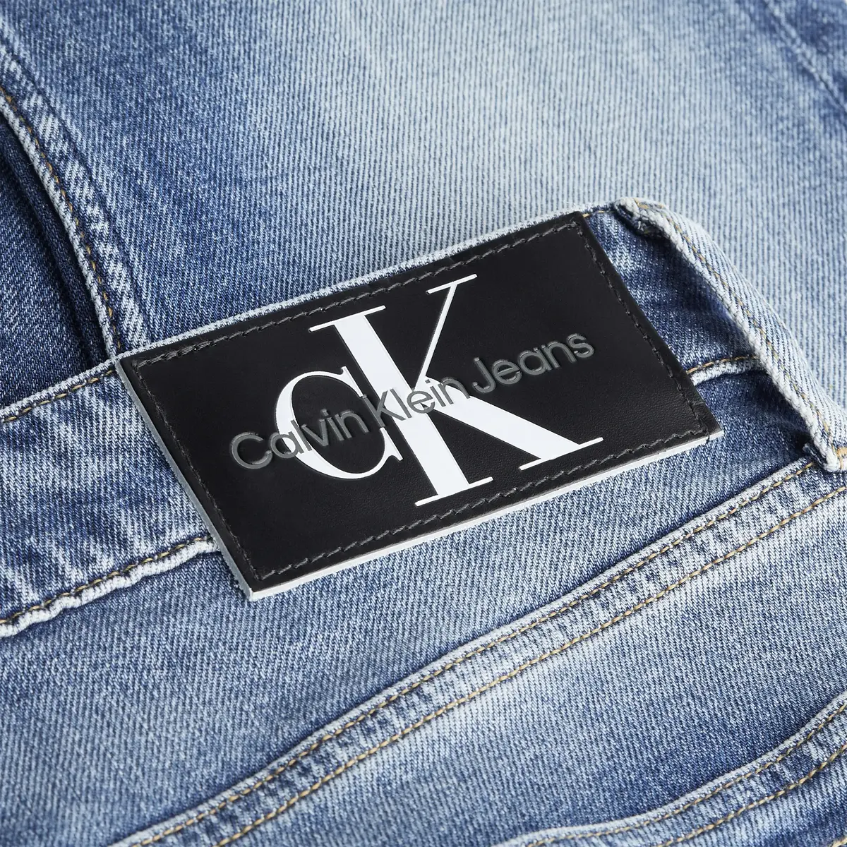 Calvin Klein SLIM Erkek Mavi Kot Pantolon