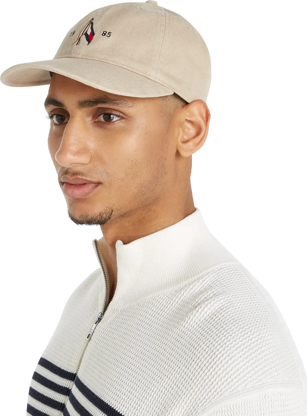 Tommy Hilfiger SEASONAL FLAG WASH 6, RBT Bej Erkek Şapka