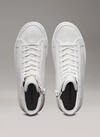 Calvin Klein VULC HIGH TOP LTH, 01T Beyaz Kadın Spor Ayakkabı