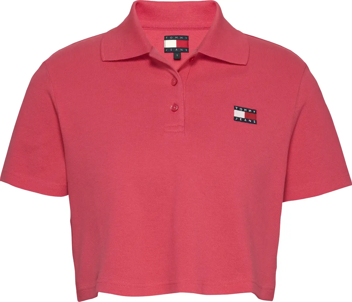 Tommy Hilfiger TJW CRP BADGE SS POL, XI2 Pembe Kadın T-Shirt & Polo