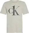 Calvin Klein S/S CREW NECK Erkek Gri T-Shirt