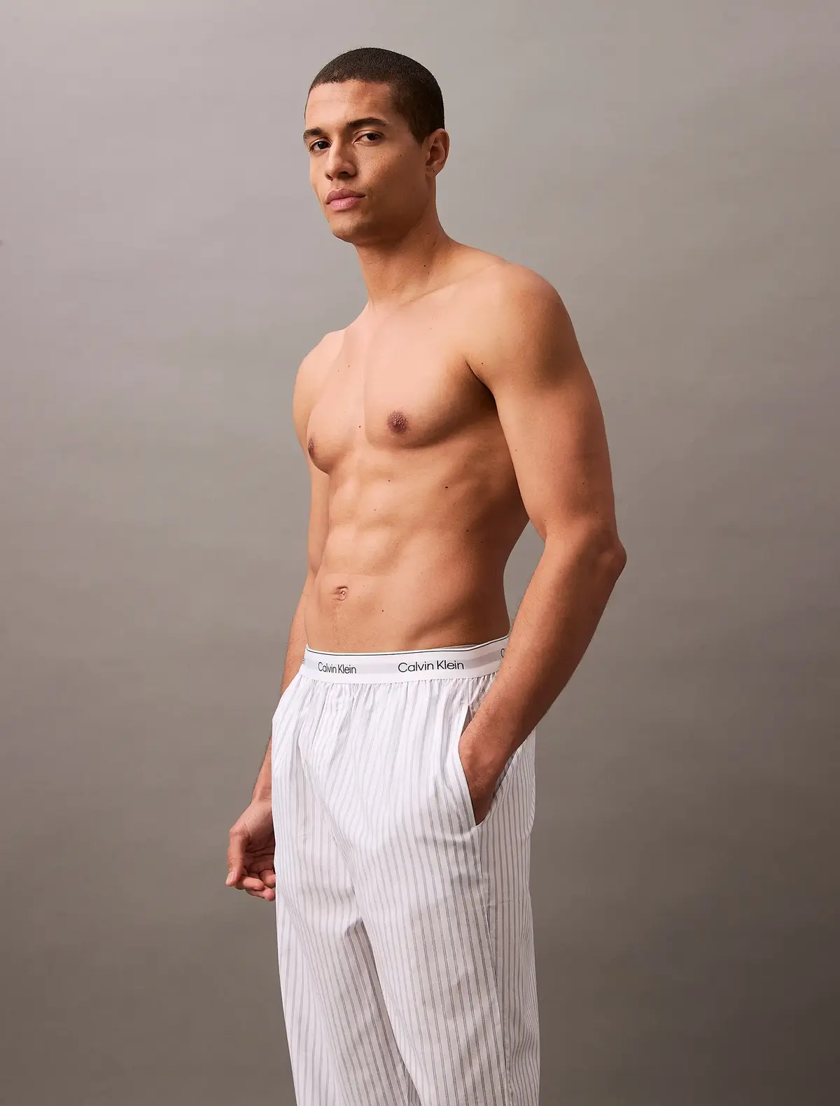 Calvin Klein SLEEP PANT Beyaz Erkek Pijama Alt