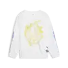 PUMA PUMA X TROLLS Crew TR PUMA White Beyaz Çocuk Sweatshirt