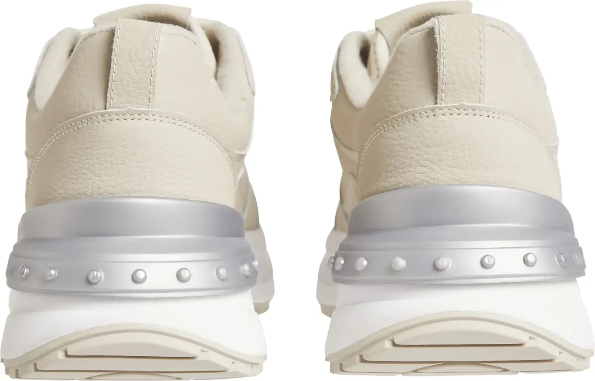 Calvin Klein CHUNKY RUNNER LACEUP Kadın Krem Günlük Spor Ayakkabı