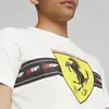 Puma Ferrari Race Hrtg  Bg Shld T Beyaz Erkek T-Shirt