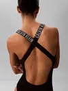 Calvin Klein SCOOP BACK ONE PIECE Siyah Çapraz Sırtlı Mayo