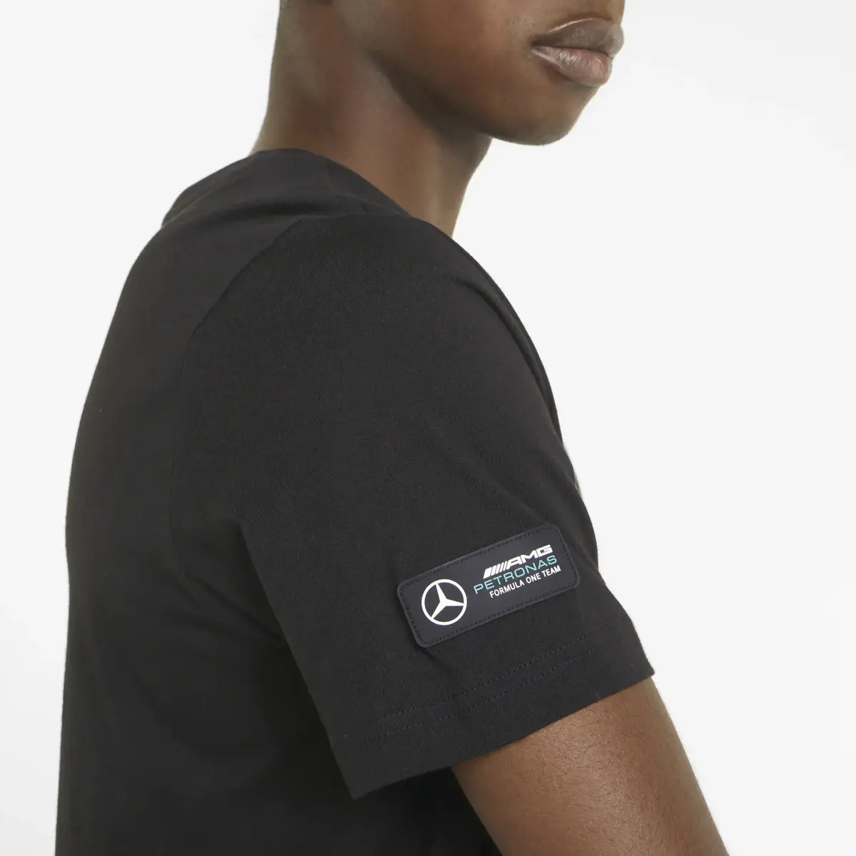 Puma MAPF1 Logo Tee + Puma Black Siyah Erkek T-shirt