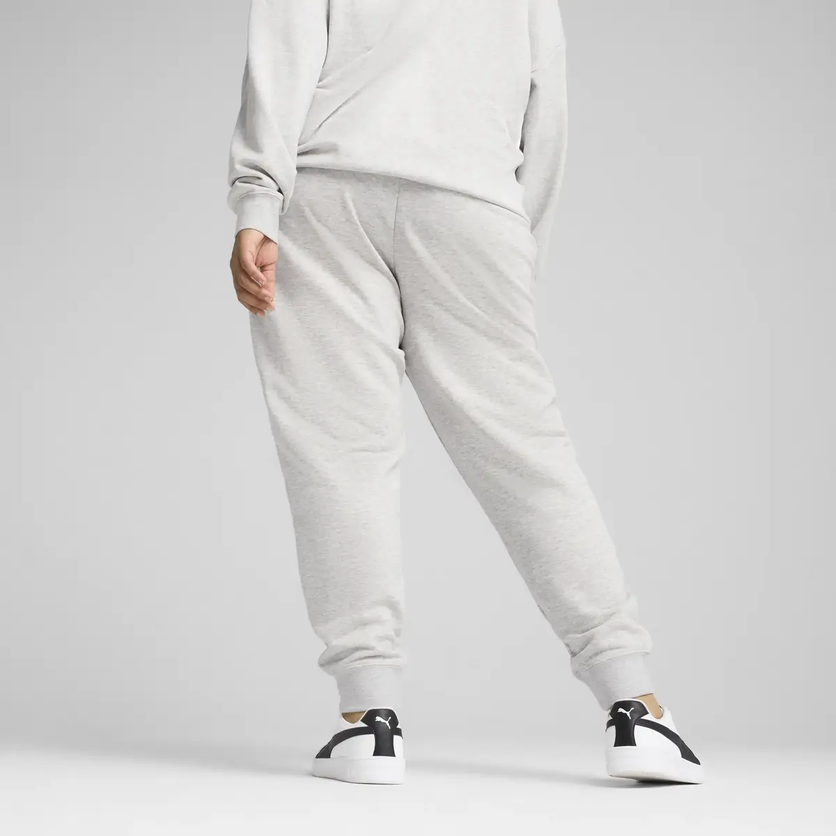 Puma ESS Small No. 1 Logo Sweatpants TR cl Gri Kadın Eşofman Altı