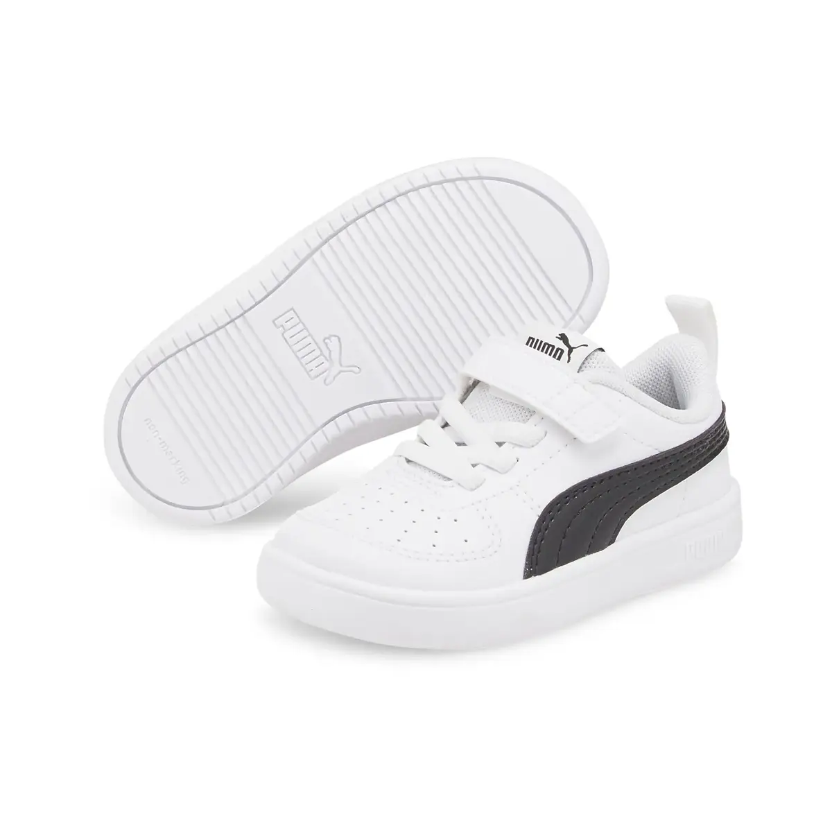 Puma Rickie AC Inf - Beyaz Çocuk/Unisex Günlük Spor Ayakkabı