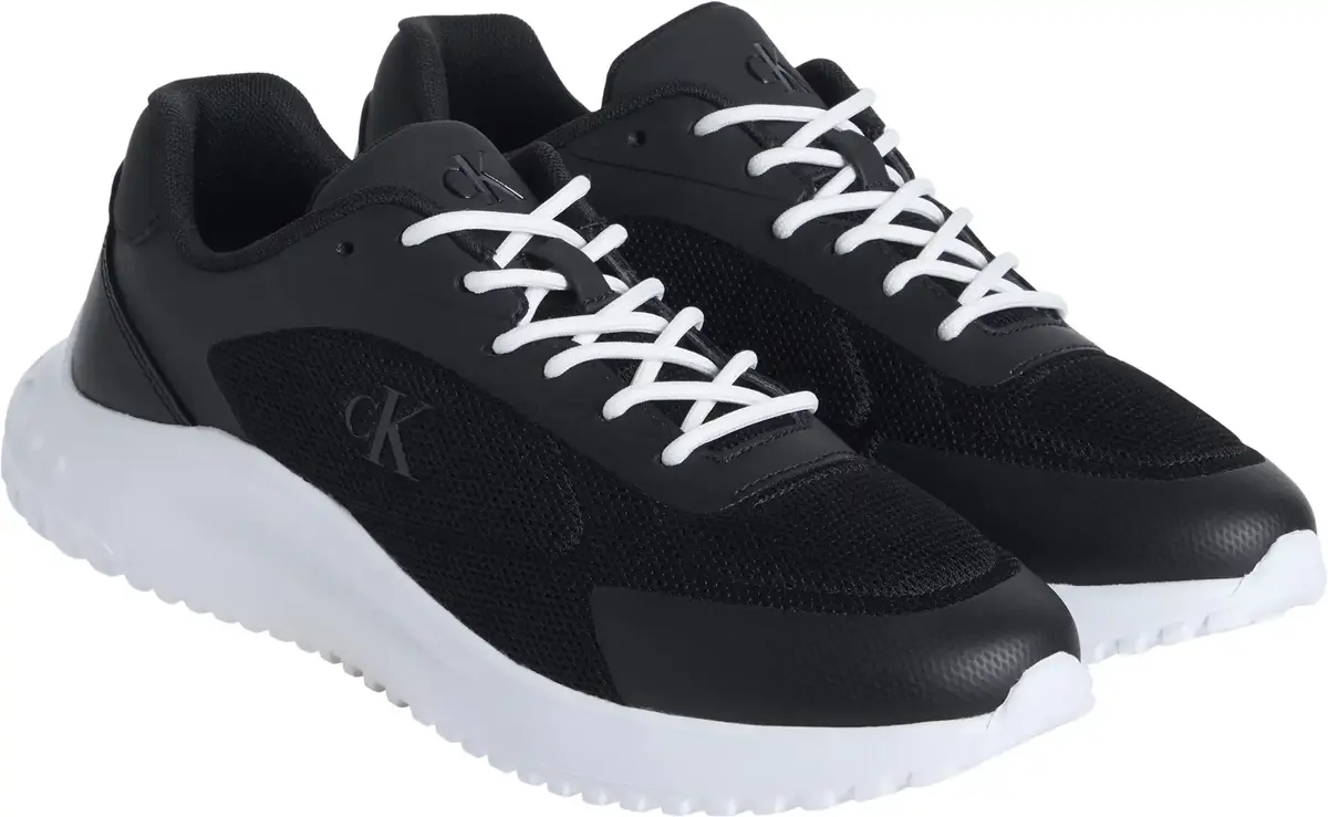 Calvin Klein EVA RUNNER LOW MESH, 0GM Siyah Erkek Spor Ayakkabı & Sneaker