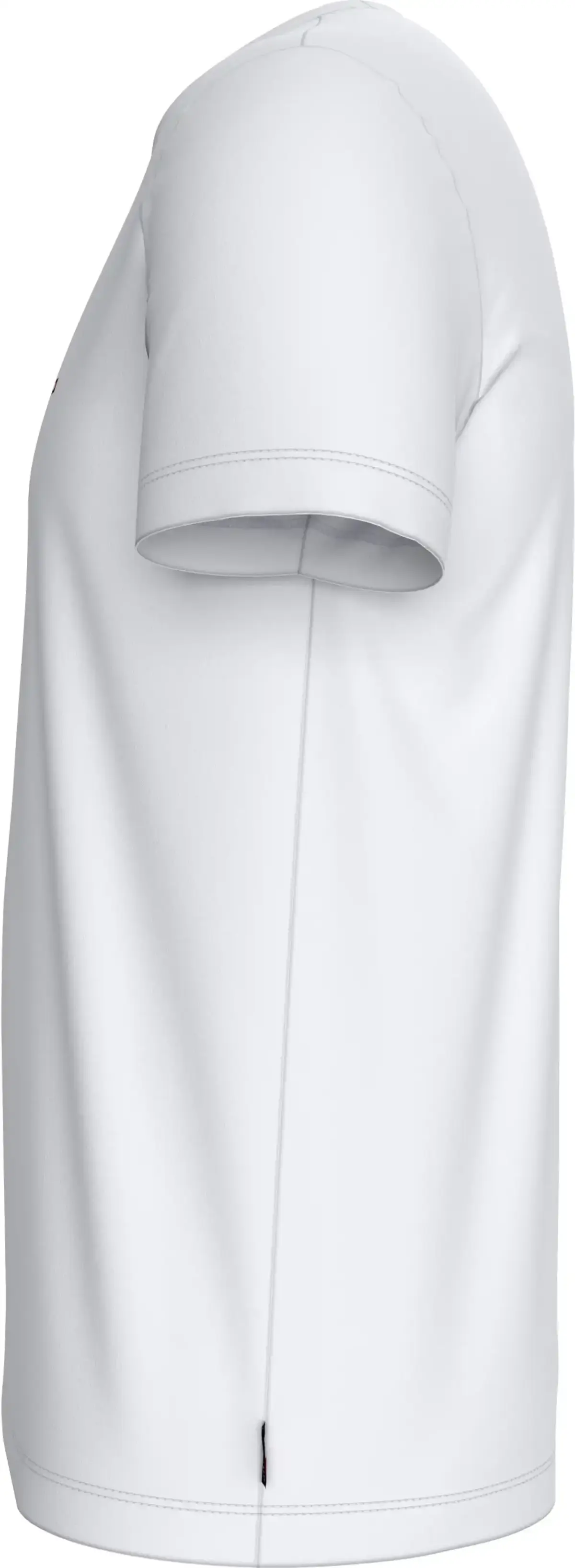 Tommy Hilfiger LUXURY INTERLOCK TEE, YBR Beyaz Erkek T-Shirt & Polo