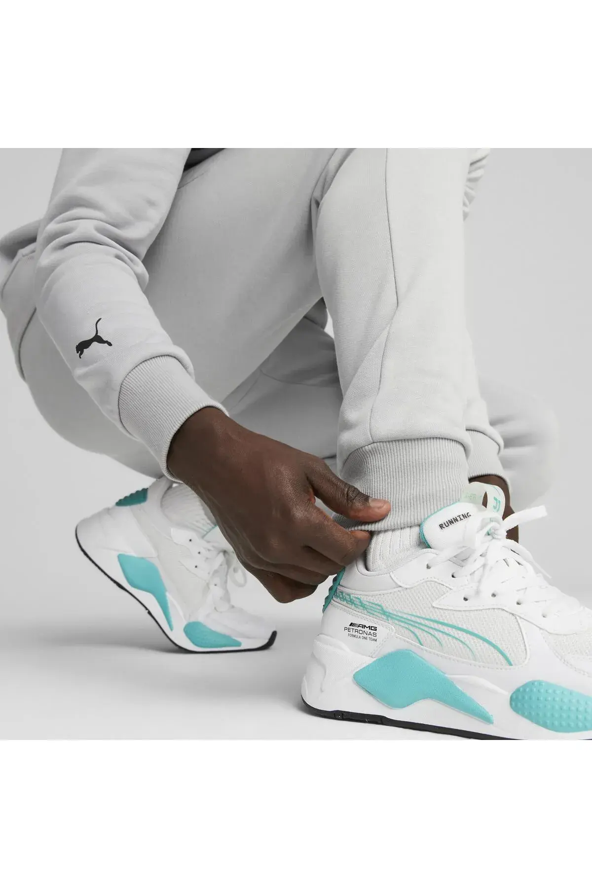 Puma MAPF1 ESS Fleece Pants Gri Erkek Eşofman Altı
