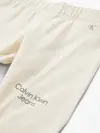 Calvin Klein STACK LOGO LEGGING Bebek Krem Tayt