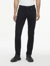 Calvin Klein SLIM FIT RINSE BLACK Erkek Antrasit Kot Pantolon