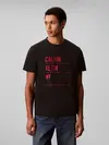 Calvin Klein SS 30S EU CALVIN KLE, UB1 Siyah Erkek T-Shirt