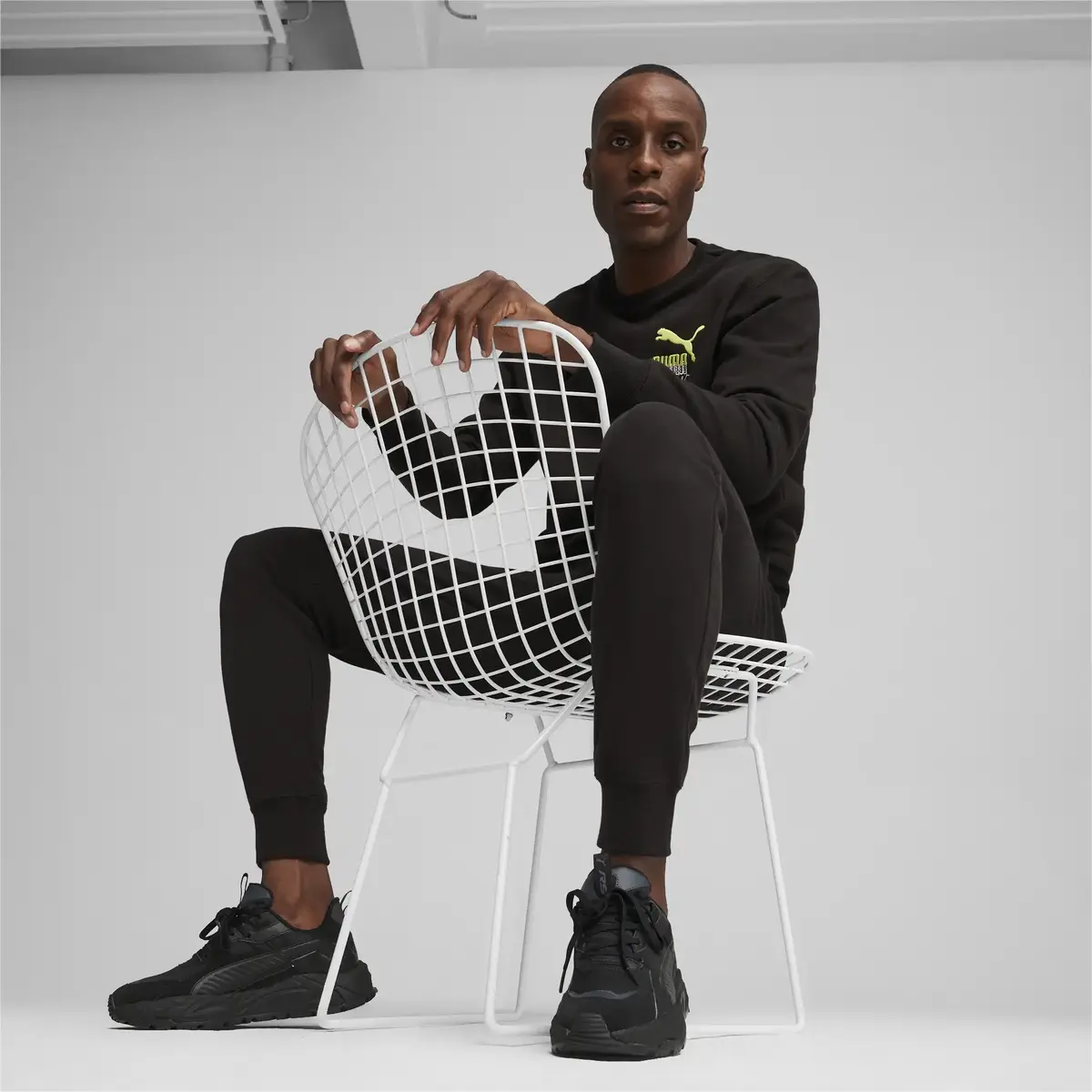 Puma RS-Trck Base Siyah Unisex Günlük Spor Ayakkabı