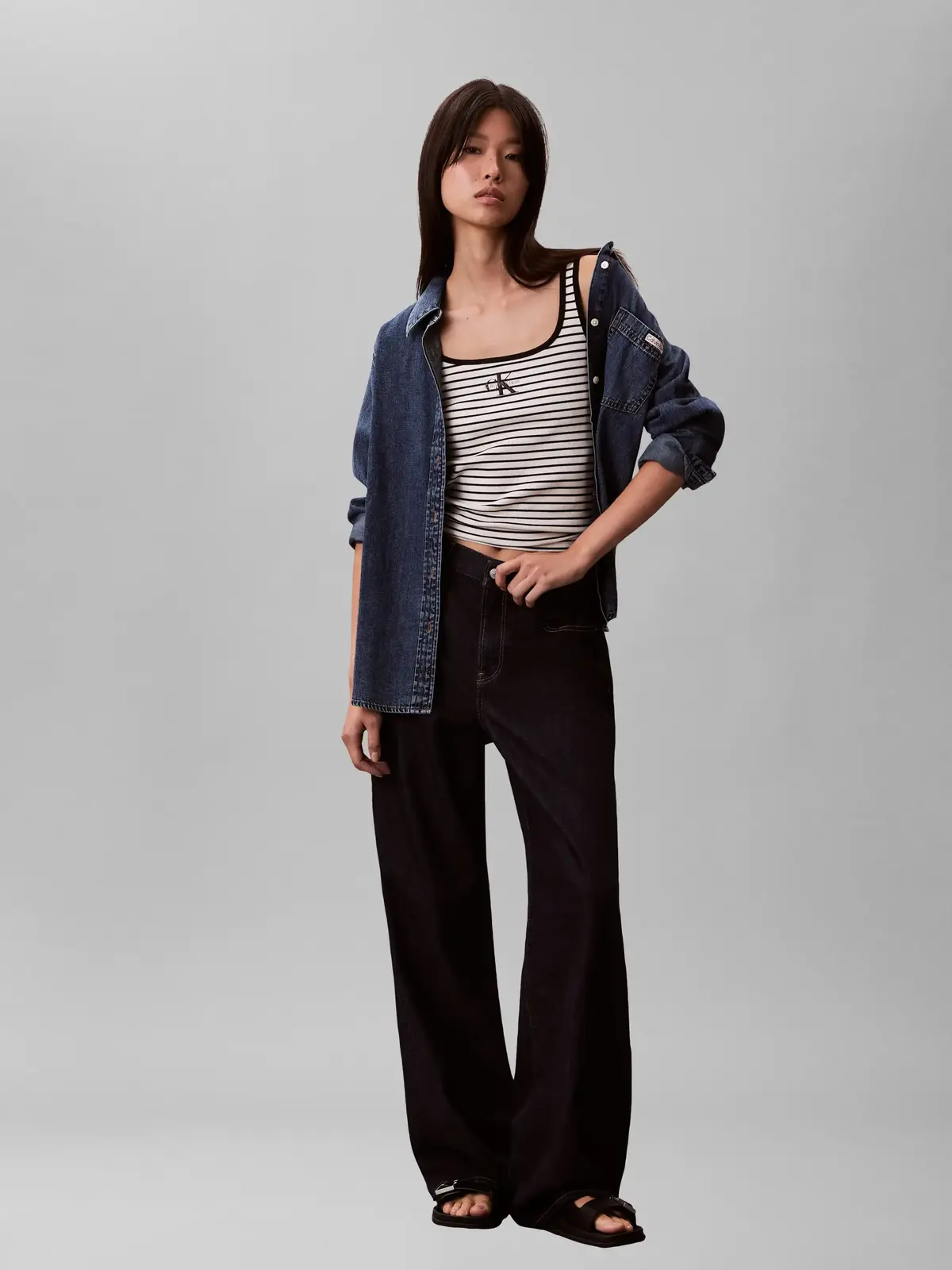 STRIPED MONOLOGO SCO, XDY, XXS