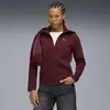 PUMA EVOSTRIPE Full-Zip Hoodie Kadın Bordo Fermuarlı Hoodie