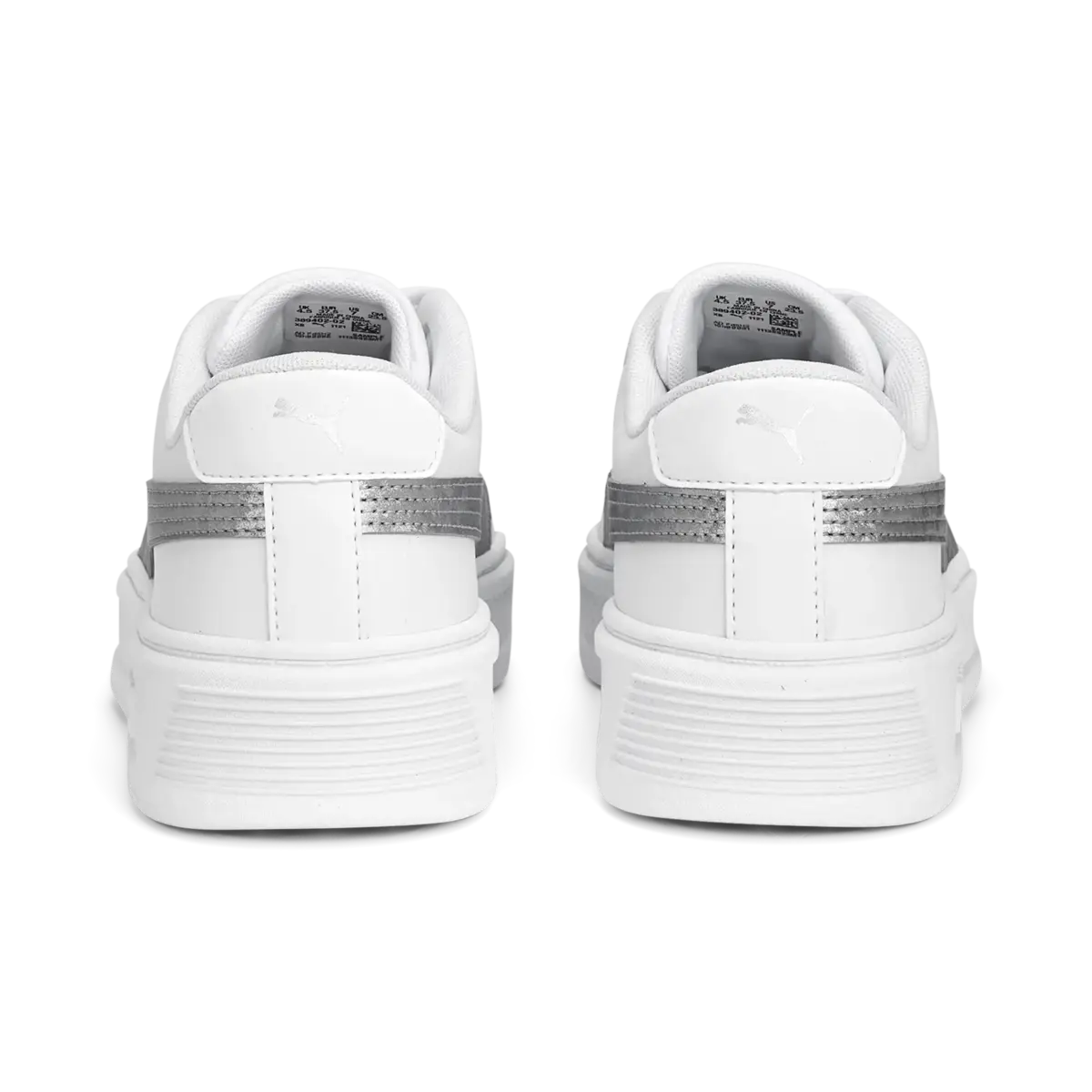 Puma Smash Platform v3 Metallics Beyaz Kadın Günlük Spor Ayakkabı