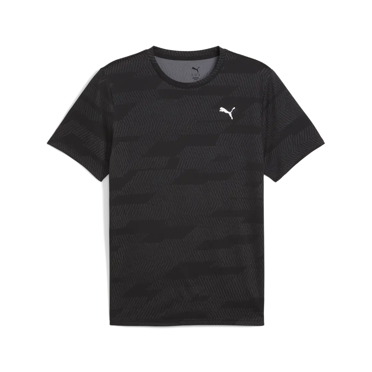 Puma M FLEX JACQUARD TEE Siyah Erkek T-Shirt & Polo