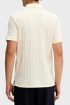 Calvin Klein SS DBL MERCERIZED EM, YAC Krem Erkek T-Shirt & Polo