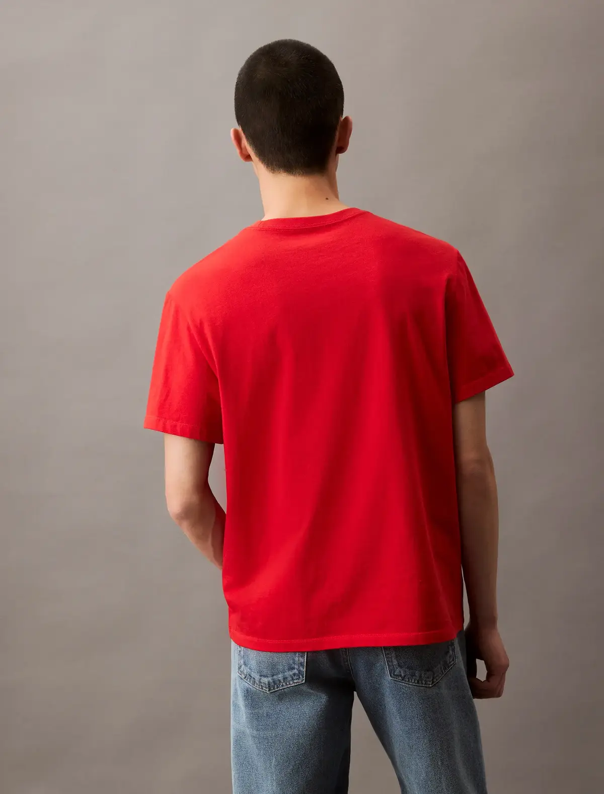 Calvin Klein SS SPORT LOGO CLASSI, TNC Kırmızı Erkek T-Shirt & Polo