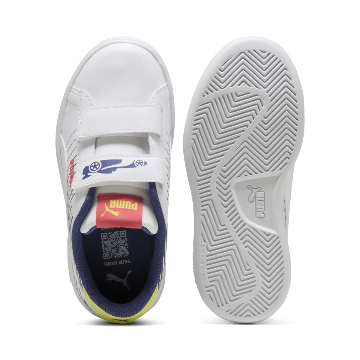 Puma Smash 3.0Poised2raceVPS Beyaz Unisex Spor Ayakkabı & Sneaker