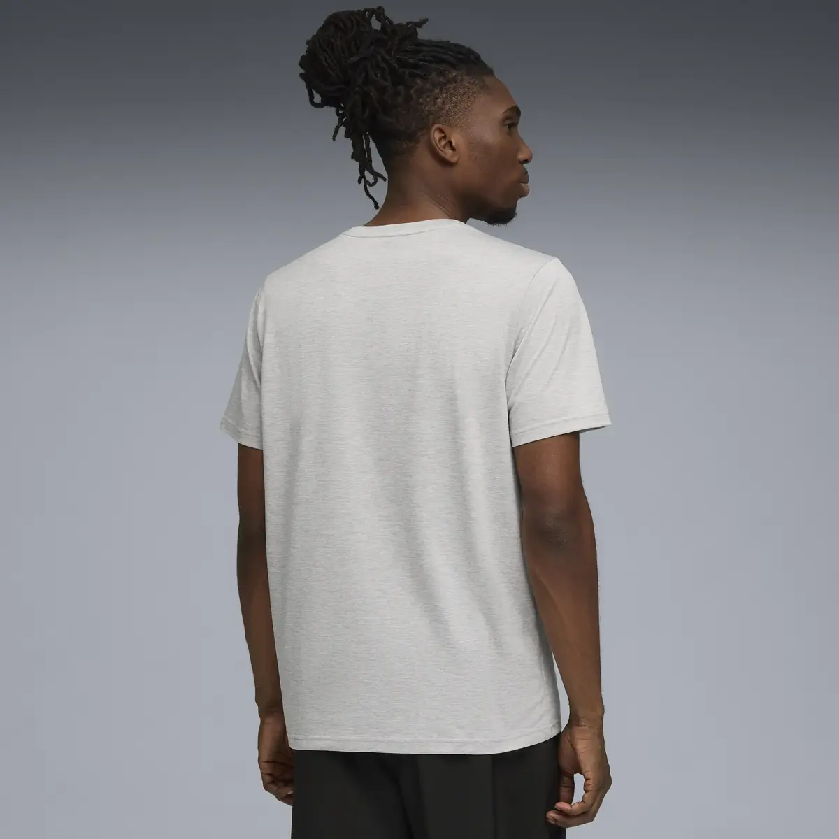 Puma ESSENTIALS HEATHER CAT Tee Beyaz Erkek T-Shirt