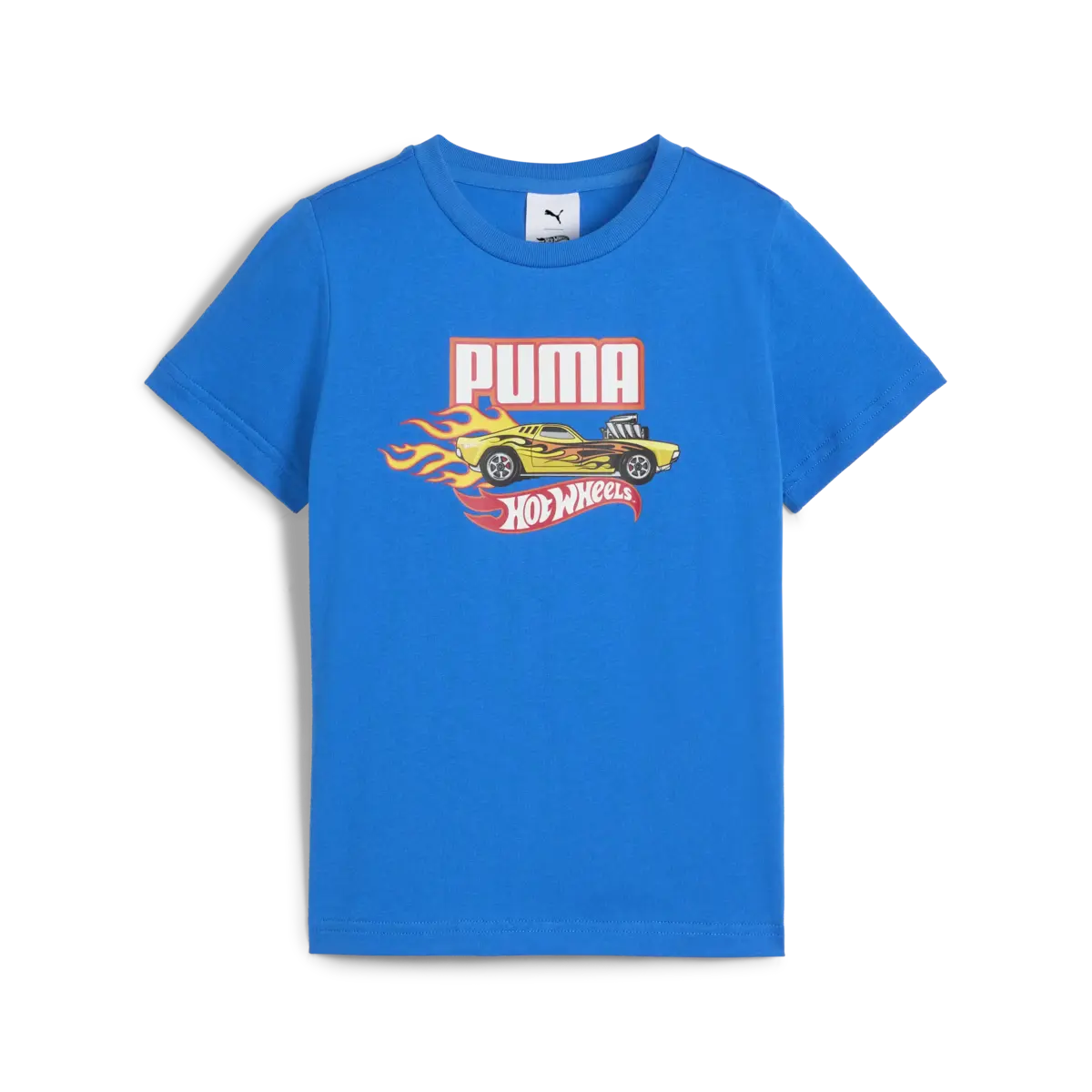 Puma X HOT WHEELS Tee Mavi Erkek Çocuk T-Shirt & Polo