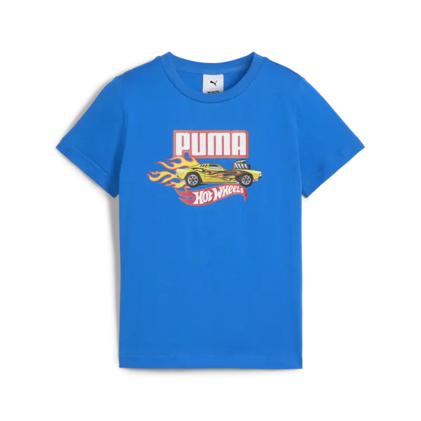 Puma X HOT WHEELS Tee Mavi Erkek Çocuk T-Shirt & Polo