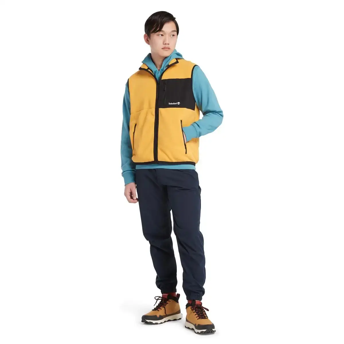 Timberland Outdoor Archive Re-issue Vest with Polar Sarı Erkek Yelek