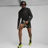 Puma RUN CLOUDSPUN 1/4 ZIP Siyah Erkek Antrenman Üst