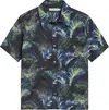 Calvin Klein AOP PALM SS SHIRT Erkek Yeşil Gömlek
