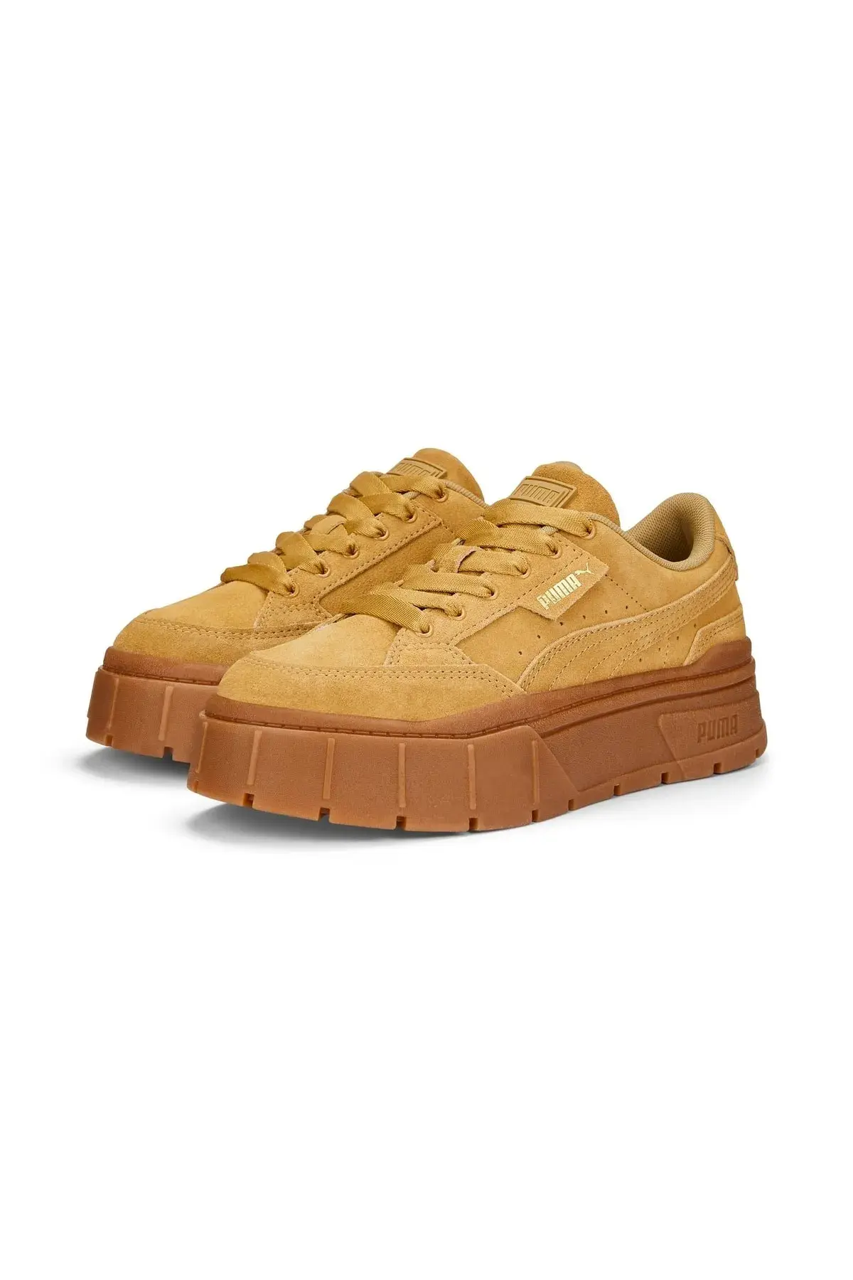Puma Mayze Stack Suede Wns Bej Kadın Günlük Spor Ayakkabı
