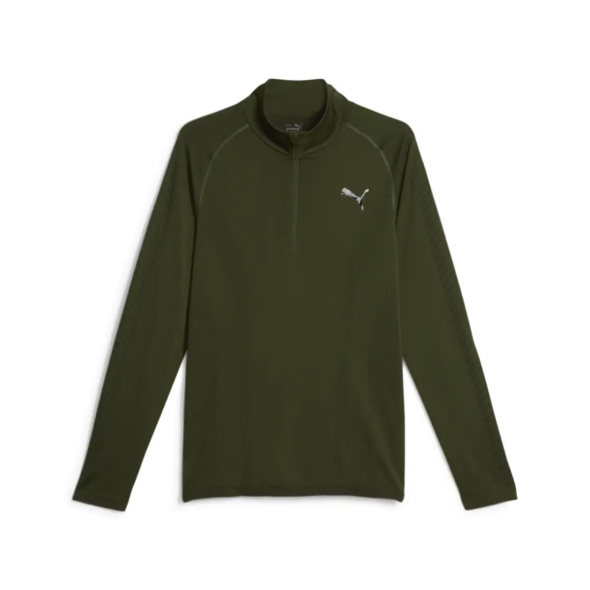 Puma Formknit Seamless 1/2 Zip Erkek Yeşil Sweatshirt