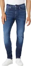 Calvin Klein SLIM TAPER Erkek mavi Kot Pantolon