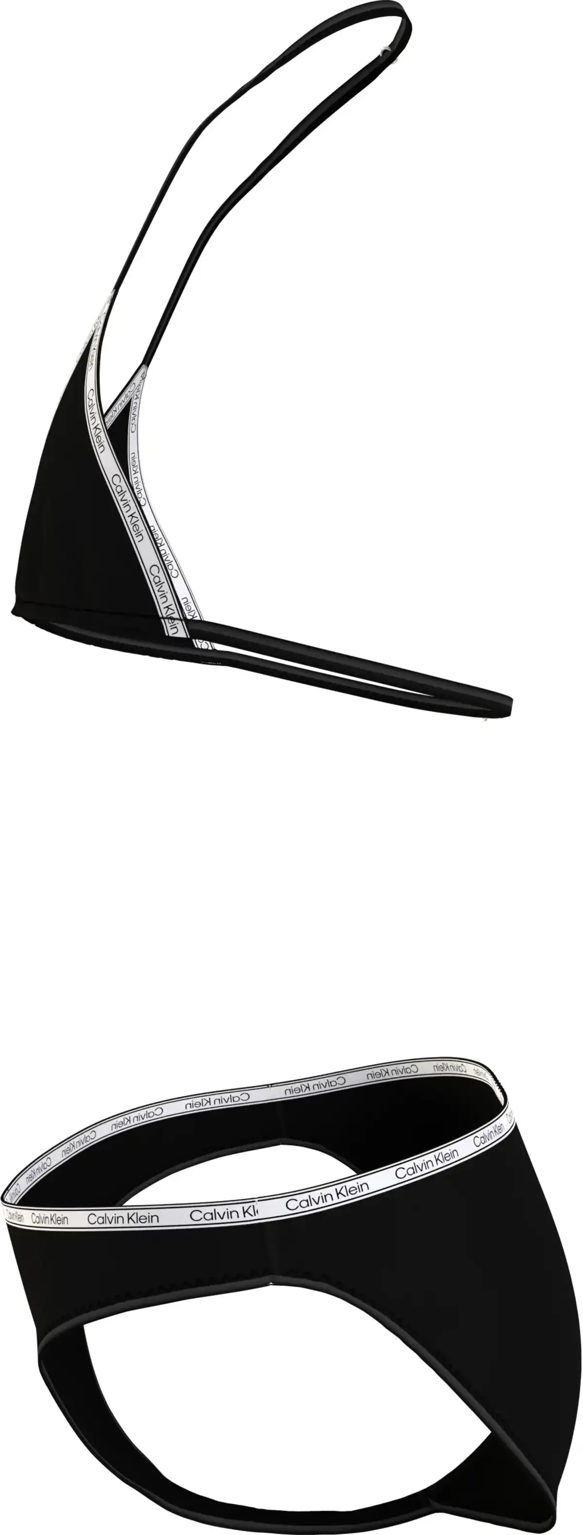 Calvin Klein TRIANGLE BIKINI SET Kadın Siyah Bikini Takımı