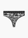 Calvin Klein MODERN THONG 2PK Kadın Siyah Tanga Set
