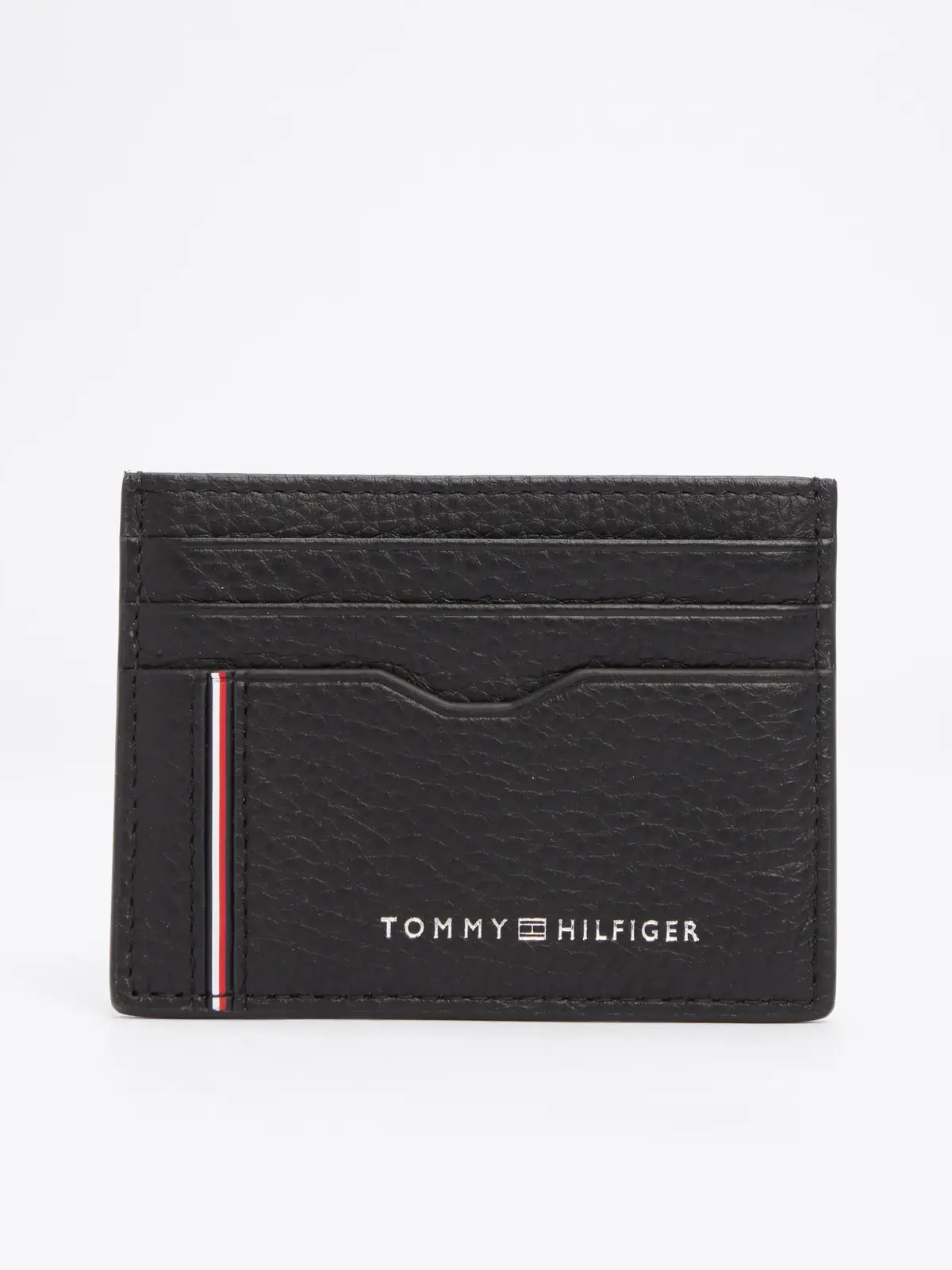 Tommy Hilfiger TH CORP CC HOLDER Erkek Siyah Cüzdan