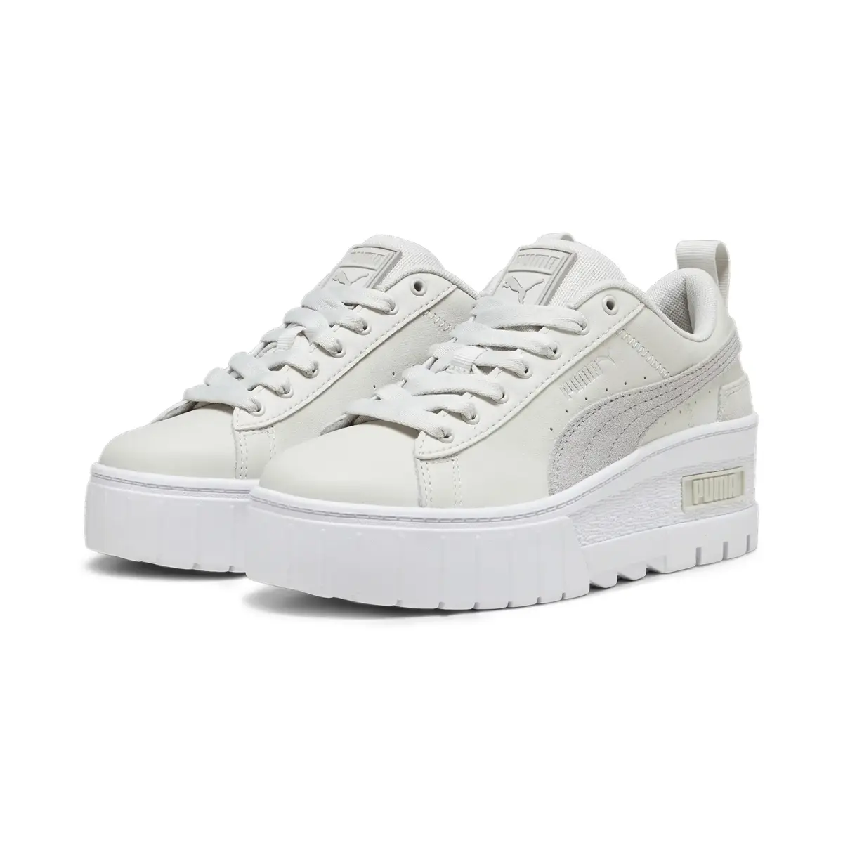 Puma Mayze Wedge Pastel Wns Gri Kadın Günlük Spor Ayakkabı